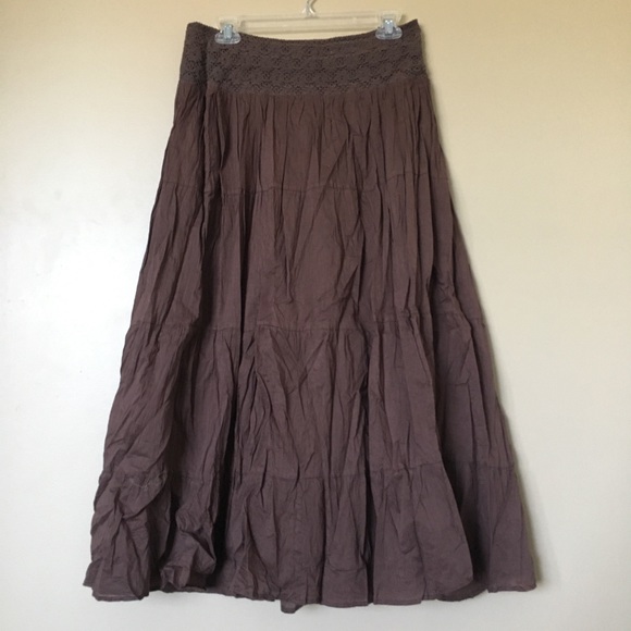 Periscope Dresses & Skirts - Brown Maxi Skirt